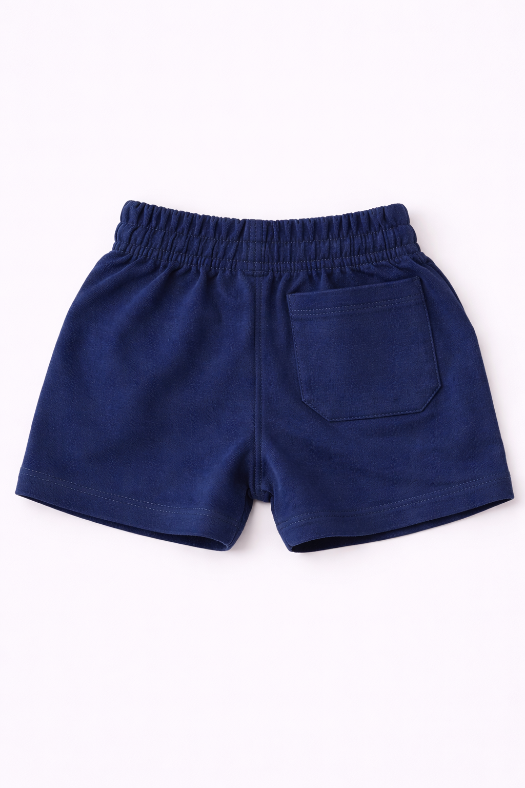 Boys Cotton French Terry Shorts – Navy Blue