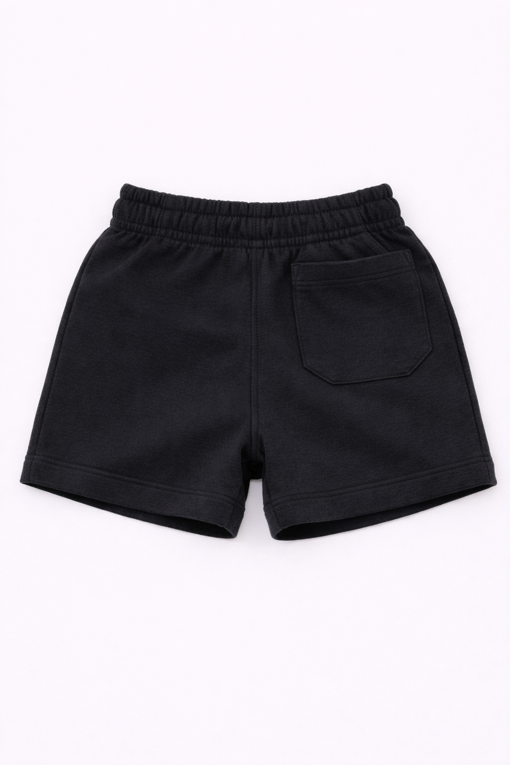Boys Cotton French Terry Shorts – Black