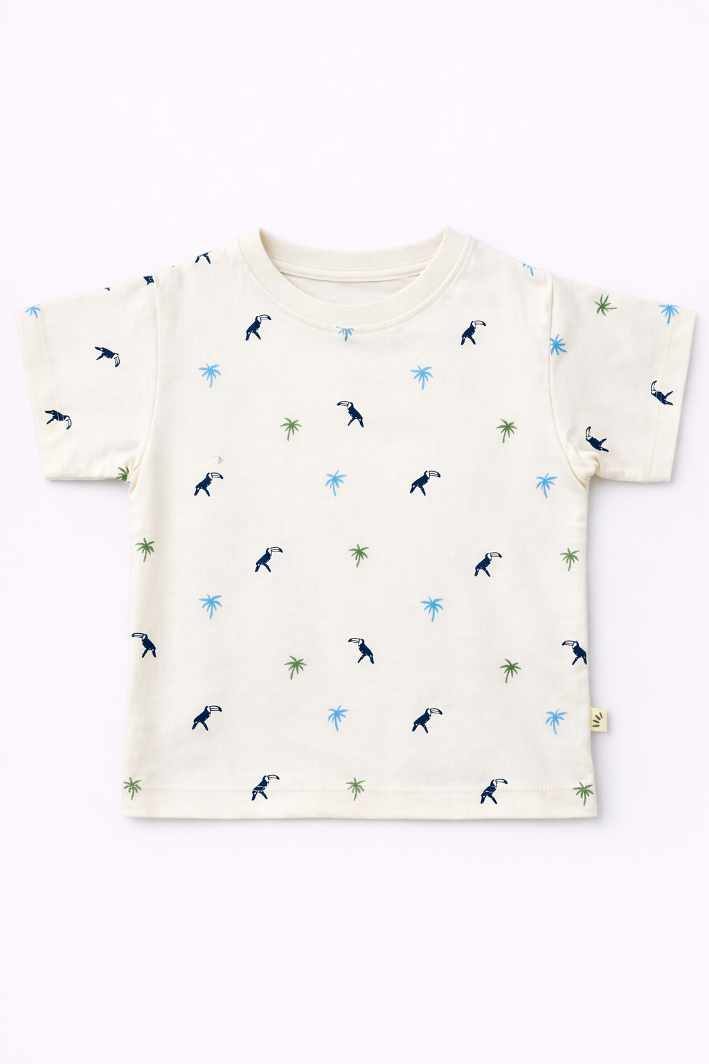 Oversized T-shirt Palm White