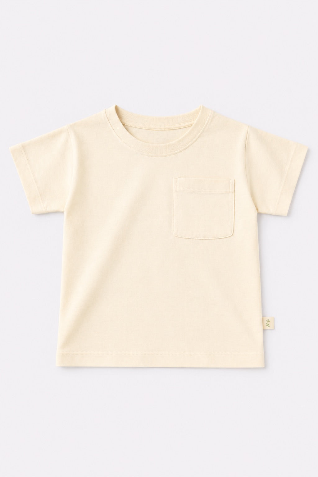 Boys Oversized Basic Cotton T-Shirt – Sand