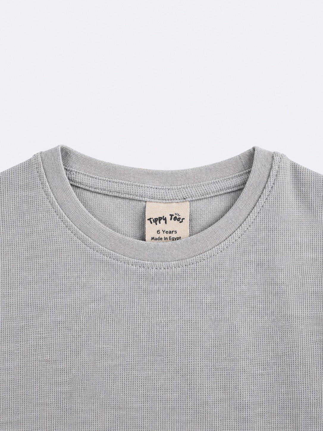 Boys Cotton T-Shirt & Shorts Set – Heather Grey