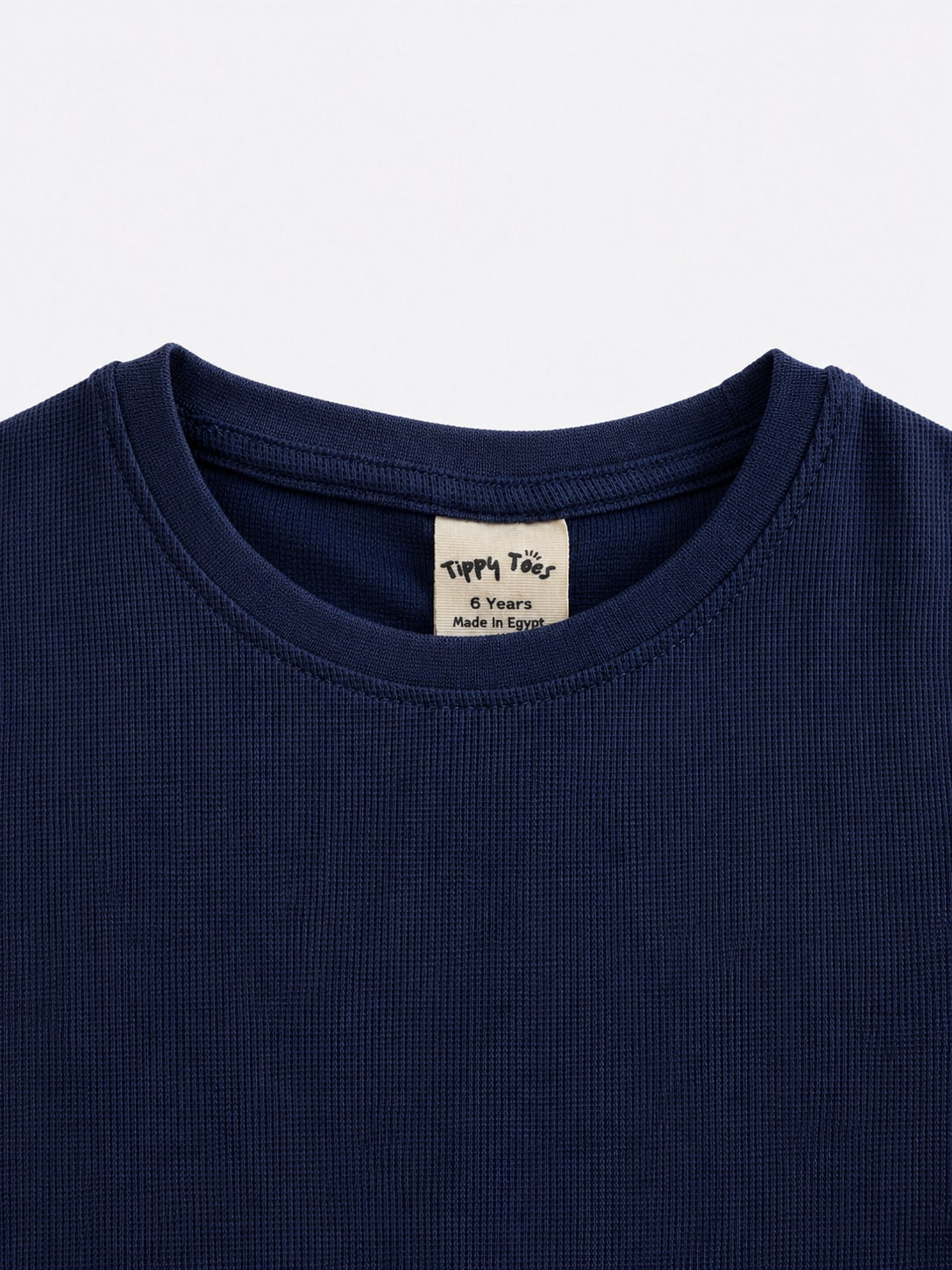 Boys Cotton T-Shirt & Shorts Set – Navy Blue